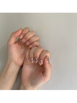 Mネイルアンドカフェ シェレステ/優しいカラーのニュアンス♪