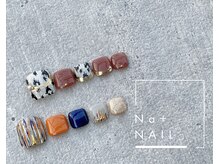 エヌエープラスネイル 西葛西店(Na+nail)/秋フットデザイン