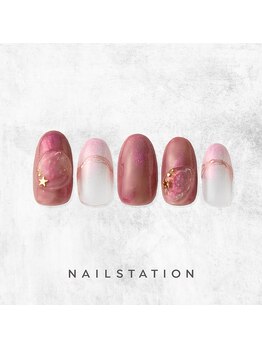 ネイルステーション リンクスウメダ店(NAIL STATION)/ニュアンス／パラジェル