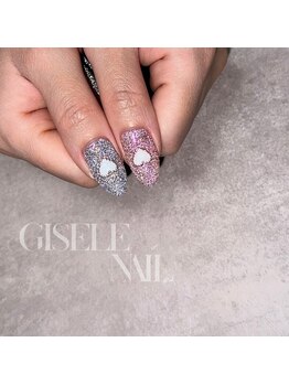 ジゼルネイル(Gisele Nail)/親指2本アート