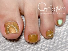 オンシジューム(Oncidium)/お客様フットネイル♪