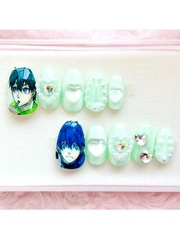 ファラウェイネイル(Faraway nail)/ブルーロックネイル☆