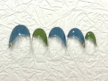 ダッシングディバ 新百合ヶ丘オーパ店(DASHING　DIVA)/斜めフレンチネイル