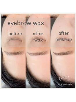 コトンアトリエ アイ アンド ビューティー(COTON atelier eye & beauty)/アイブロウ 【眉パーマ&眉Wax】