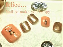 ネイルサロン フェリーチェ(felice)/【定額フットネイル】8000円