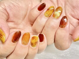 べっ甲ネイル【¥8,800.】