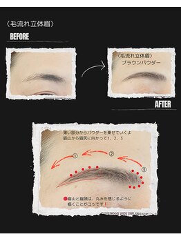 ネムリビト/自然な立体眉のコツ