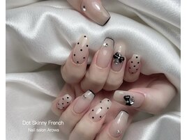 ドット×スキニーフレンチ