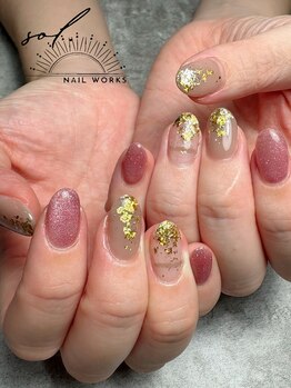 ソルネイルワークス(sol. nail works)/アートデザインM