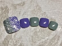 ネイルサロン ウノ 湘南平塚(UNO)/フットジェル　デザイン