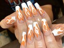 大流行♪炎ネイル