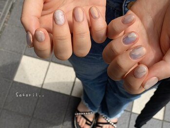サトリネイルルーム 西宮北口(satori nail room)/オーロラもやもや゜。/