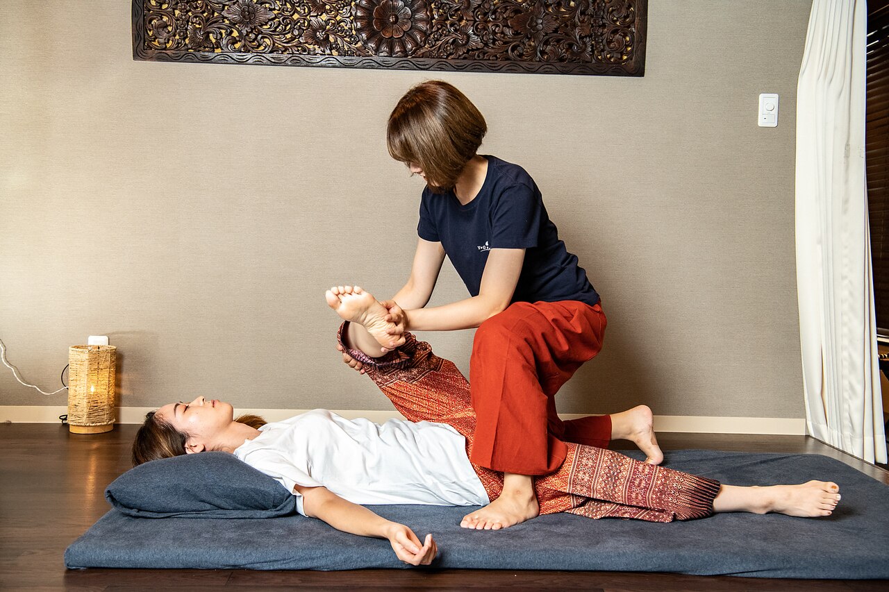 【60分だとチョイと物足りない☆】本格タイ古式マッサージ95分（2回目以降）