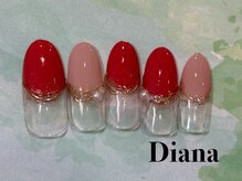 ディアナ ひたちなか高場店(DIANA)/定額ネイル　6600円　B-076