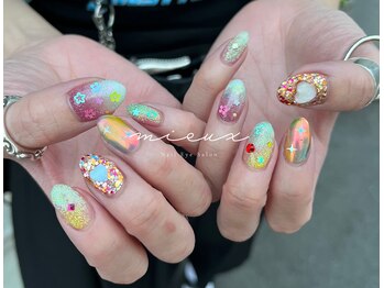 ミュー(mieux)/きらきらネイル