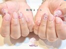 【秋桜ネイル】