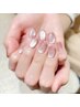 【14％OFF★うるツヤ】ビー玉マグネットネイルコース¥8980