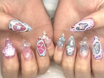 ポミーネイル 池袋店(pomynail)の写真/持ち込みOK★長さだしも◎熟練ネイリストの自慢の技術で、思い通りの仕上がりに♪いつ見ても心踊る指先へ☆