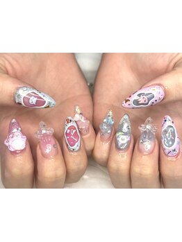 手描きアートが得意なサロン