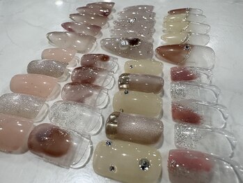 ウープスネイル 北上パル店(OopsNAIL)/トレンド春カラーネイル