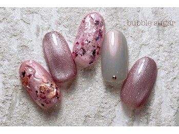 バブル シュガー バイ ネイルクローネ(bublle sugar by.nail crone)/ニュアンス×マグクーポン♪