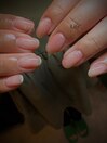 【シンプル】桃ネイル