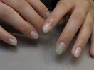 レースネイル/シンプルデザイン