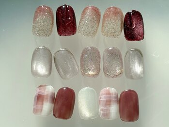 ミクレ あざみ野(MICRE)の写真/【毎月変わる大人かわいいニュアンス定額♪】季節に合わせたマンスリーデザイン8種￥7,500～