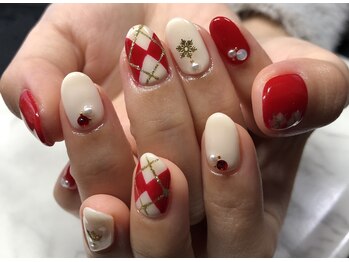 リエル(Riel)/アーガイルネイル☆新規定額8280