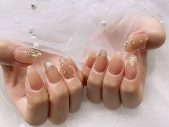モルフォネイル(Morpho nail)/#ニュアンスネイル #マーブル