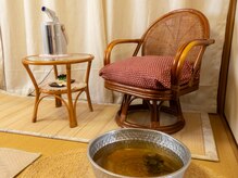 ナゴミン(nagomin)の雰囲気（しっかり温まる和漢の足浴をご用意しております。）