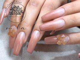 ロングスカルプグラデーション