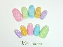 エリクサーネイル 池袋(Elixir Nail)/定額c やり放題/クーポン使用