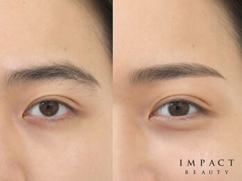 インパクト 岡山駅前サロン(IMPACT)/自眉を活かす平行アーチ