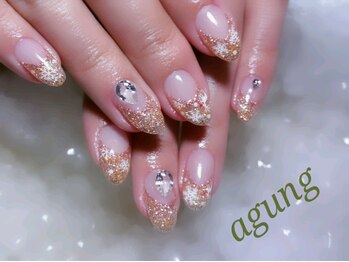 アグン(agung)/クリスマスネイル