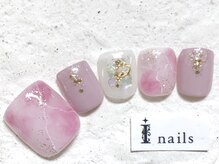アイネイルズ 新宿店(I nails)/ローズクォーツフット