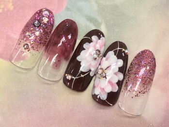ネイルサロン マハロ(Nail salon MaHaLo)/新規付替オフ込☆ハンド¥7950