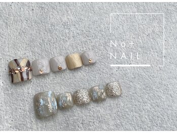 エヌエープラスネイル 西葛西店(Na+nail)/秋フットデザイン