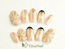 エリクサーネイル 神田(Elixir Nail)/ハンドやり放題/クーポン使用