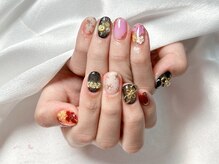 ティーアンドビー ネイルスタジオ(T&B NAIL STUDIO)/トレンドワンホンちゅるんネイル