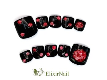 エリクサーネイル 西武新宿(Elixir Nail)/フット やり放題／クーポン使用