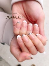 ネイルサロン マルコ(nail salon MARCO)/キラキラフレンチ