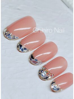 チヒロネイル/マニキュア（ガラスフレンチ）