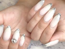 ネイルキュート アンド クールラッシュ 亀有店(nailcute & CoolLash)/glass french