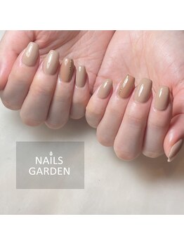 ネイルズガーデン(NAILS GARDEN)/ベージュネイル