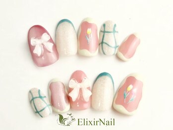 エリクサーネイル 神田(Elixir Nail)/ハンドやり放題/クーポン使用