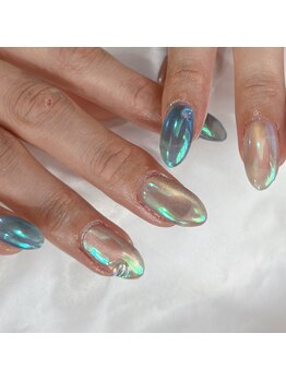 プリティア クリアモエ(Pritia clear moe)/【ビー玉ネイル】