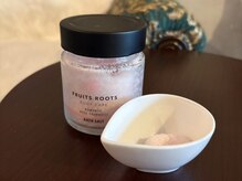 施術で使用する商材もひとつひとつこだわって選定しています