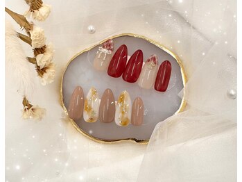 ポウティーク(Pawtique)/秋の定額ネイル