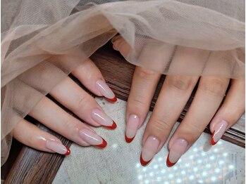 フローラネイルサロン/【定番人気】フレンチ　ネイル